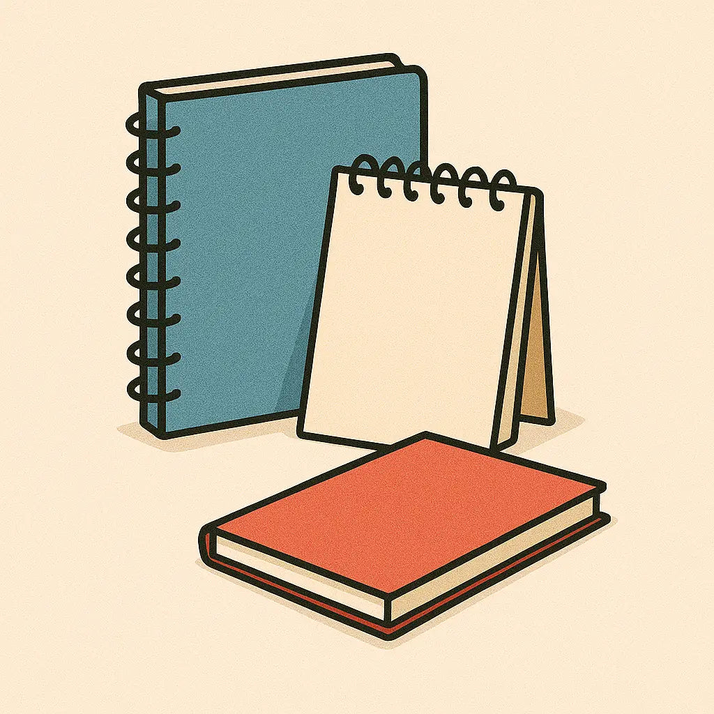 Cuadernos para escribir, dibujar y pintar